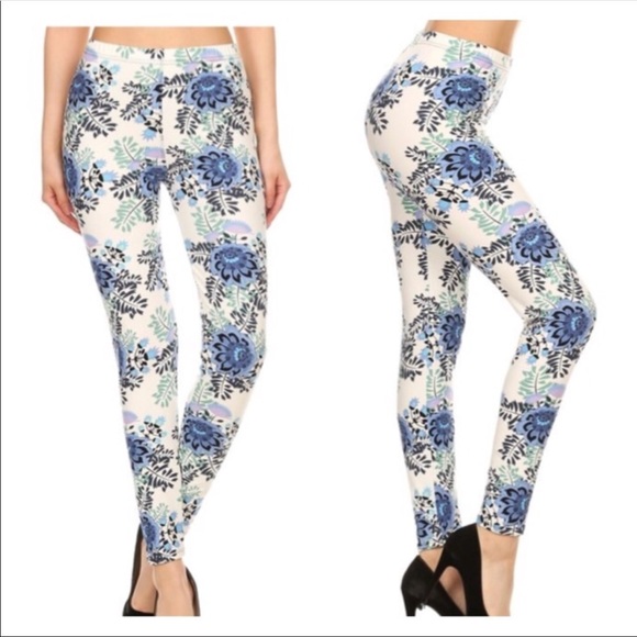 SwankStyles Pants - Buttery Soft Floral Leggings
